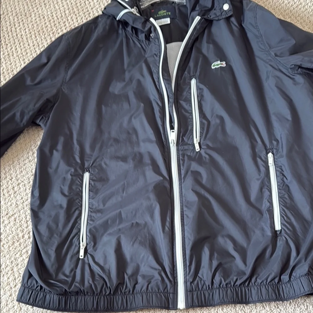 Men's Black Lacoste Jacket - Picture 3 of 10